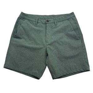 Bonobos Shorts Mens 32 Green Standard Fit 7 Inch Inseam Performance Tech Golf